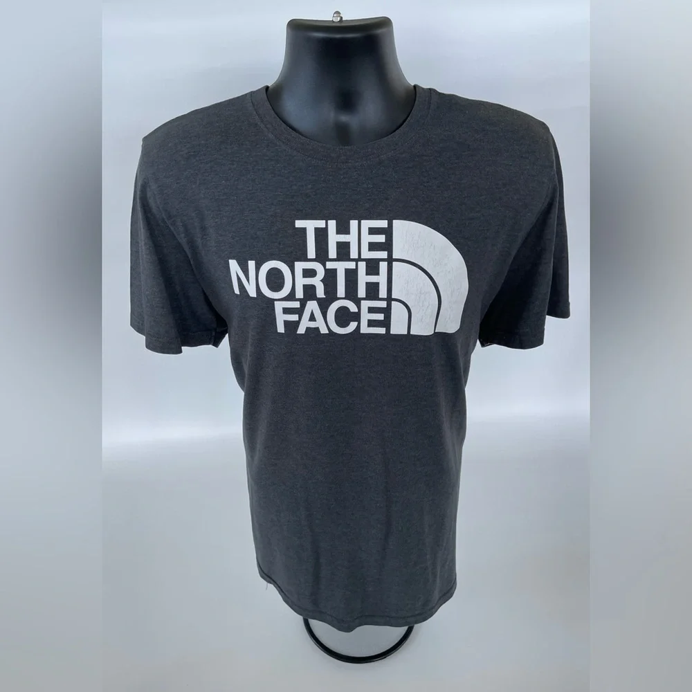The North Face Half Dome Crew Neck Tee T-Shirt‎ Heather Charcoal Grey Men’s XL